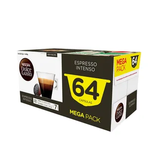 Cápsulas de Café Dolce Gusto Espresso Intenso Mega Pack Nescafé Dolce Gusto