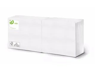 Guardanapos auchan essencial folha simples 30 x 30cm 200 unidades POLEGAR