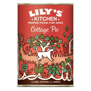 Comida Húmida para Cão Adulto Vaca em Lata, emb. 400 gr Lily's Kitchen