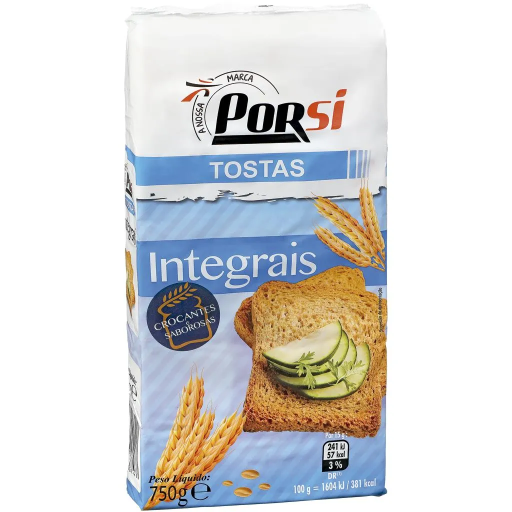 Tostas de Trigo Integral 750g