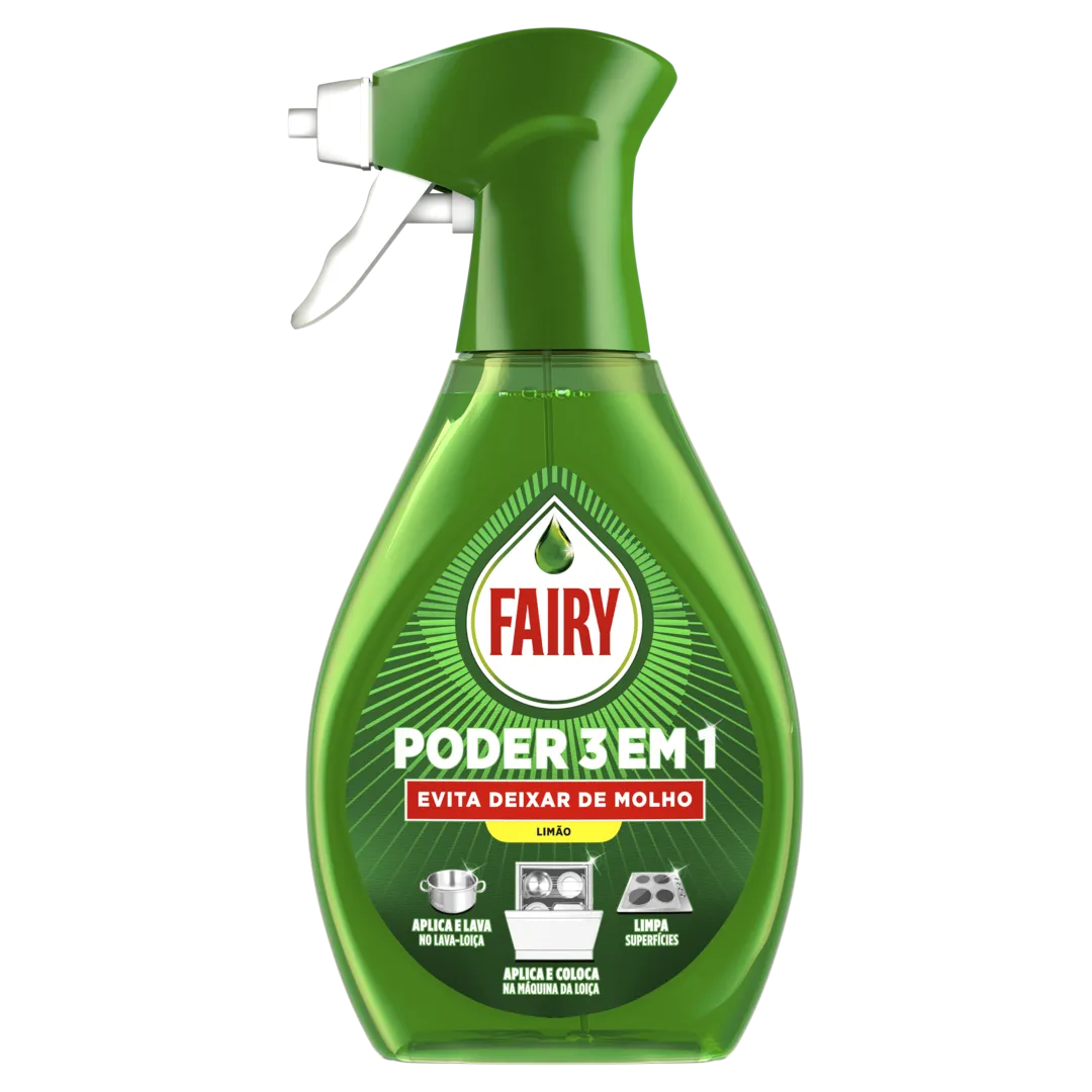 Detergente Loiça Spray Limão 3 em 1