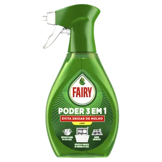 Detergente Loiça Spray Limão 3 em 1 Fairy
