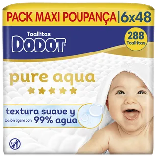 Toalhitas Dodot Pure Aqua Pack Poupança