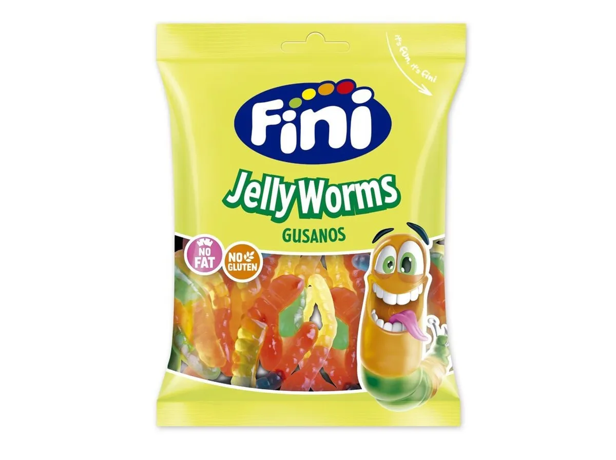 Gomas FINI minhocas brilho 90 g