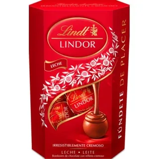 Bombons de Chocolate de Leite Lindor embalagem 75 g - Lindt