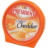 Queijo Creme Cheddar Président 125g