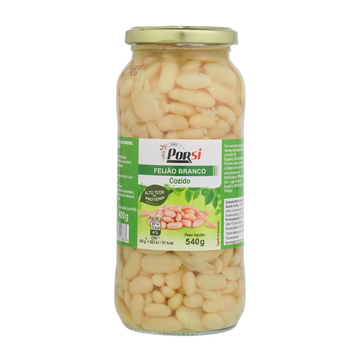 Feijão Branco Frasco 540g