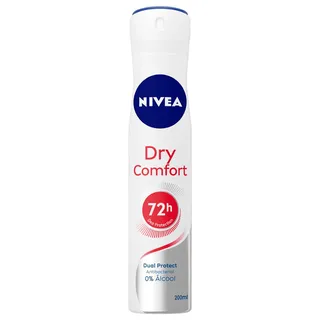 Desodorizante spray dry confort, embalagem de 200 ml Nivea