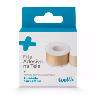 Fita Adesiva 5m x 2,5cm Wells