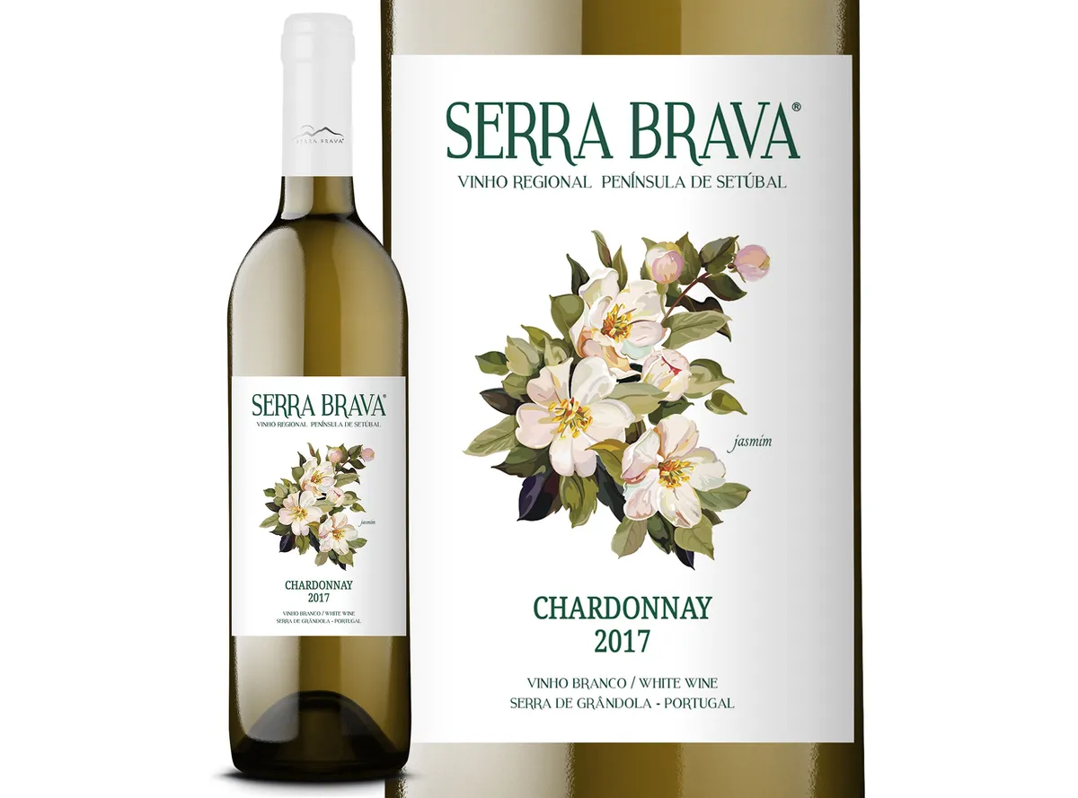 Vinho branco Serra Brava chardonnay setúbal 0,75 L