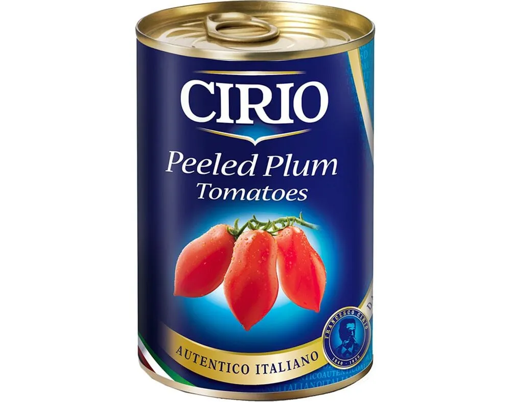 Tomate pelado Cirio 400(240)g