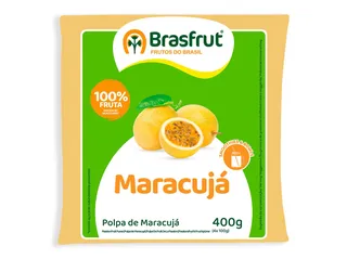 Polpa Brasfrut de fruta maracujá 4 x 100 g