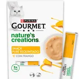 Snack para Gato Adulto Puré Frango, 5x10g