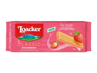 Bolachas wafer Loacker morango 175 g