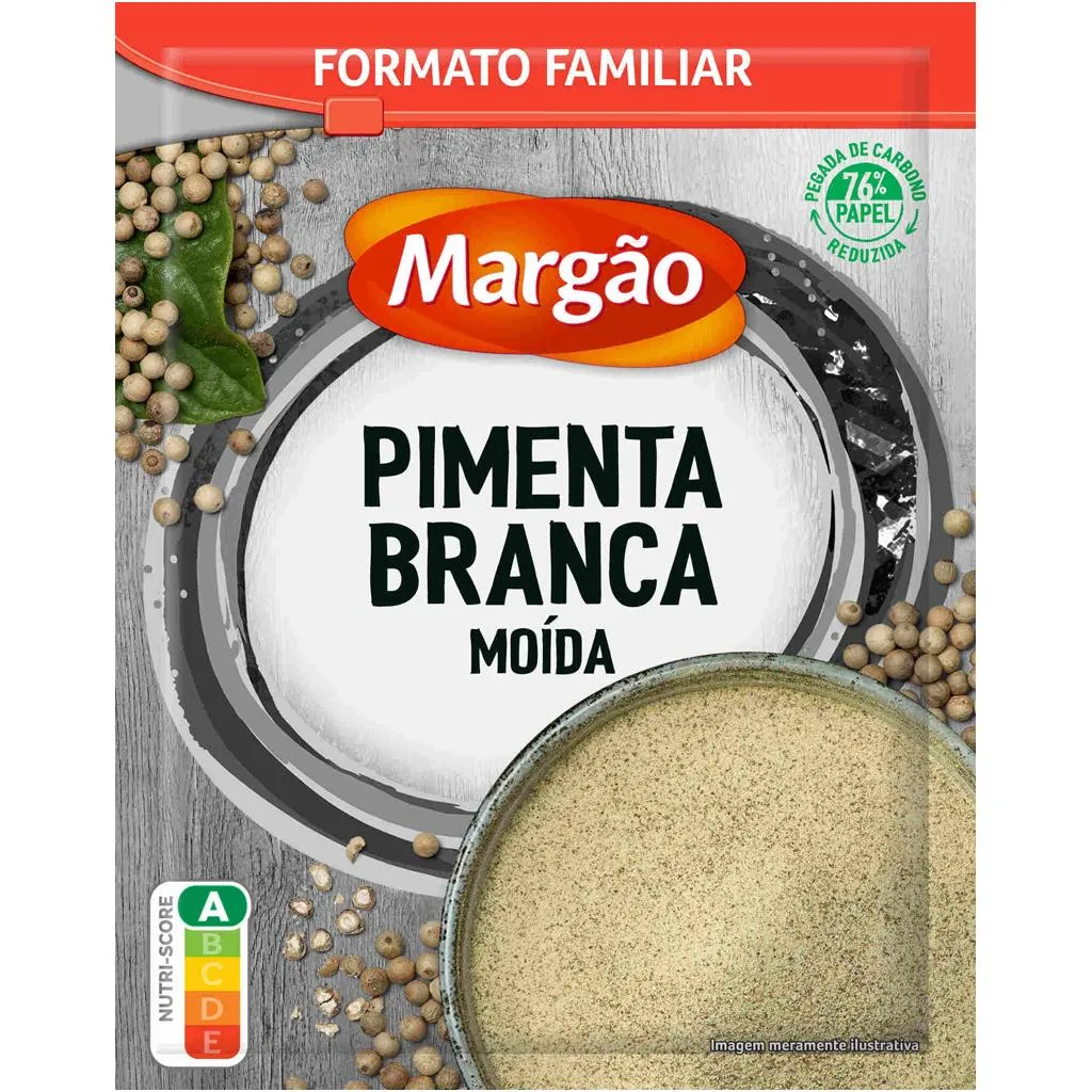 Pimenta branca moída, emb. 70g