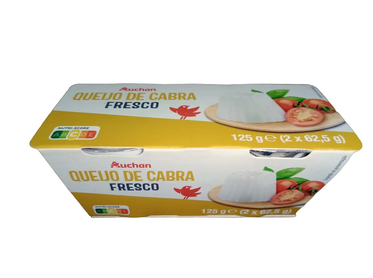 Queijo fresco Auchan cabra 125 g (2 x 62,5 g)