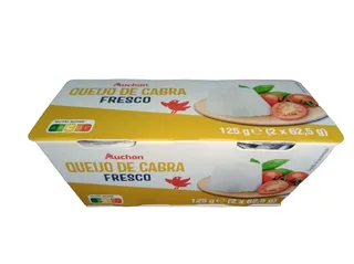 Queijo fresco Auchan cabra 125 g (2 x 62,5 g)