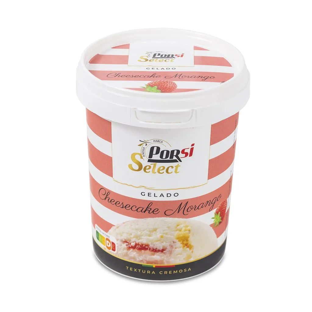 Gelado Cheesecake de Morango 450ml