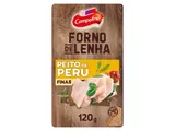 Peito de perú forno lenha Campofrio fatias finas 120 g