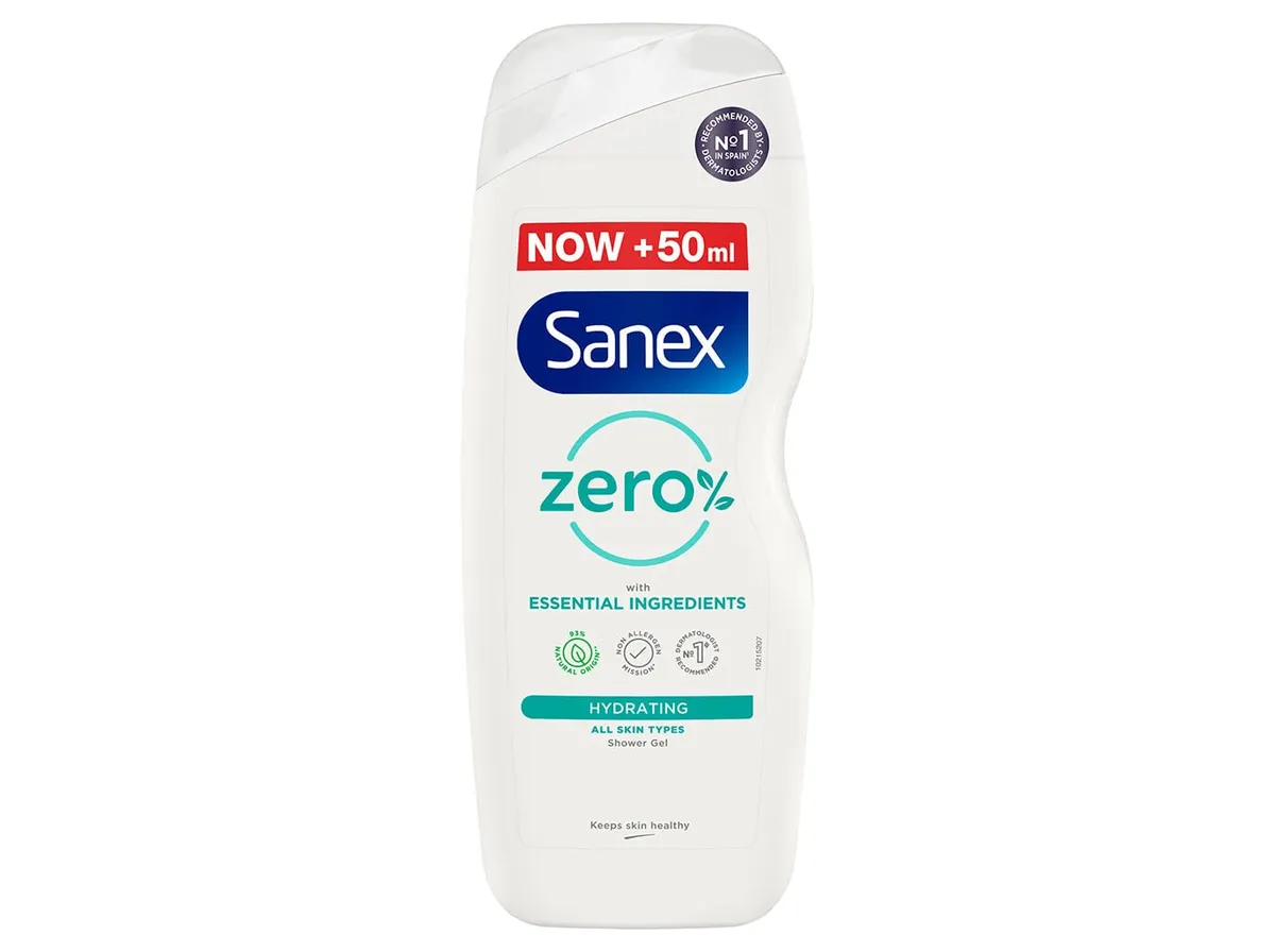 Gel banho Sanex zero% pele normal 600 ml