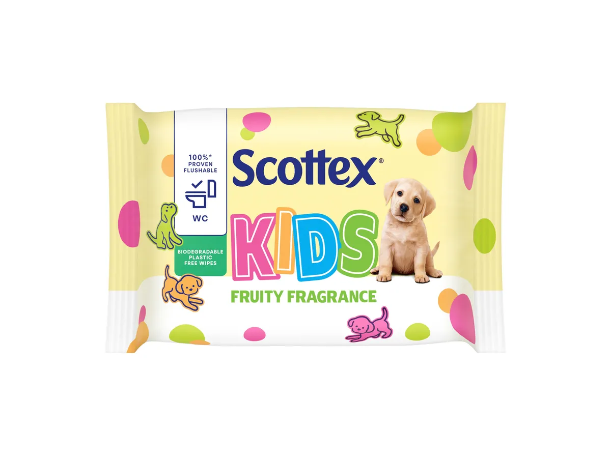 Papel higiénico húmido Scottex junior 74un