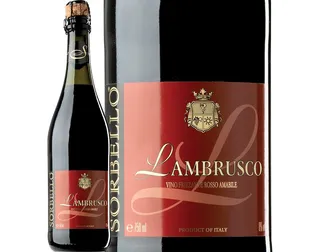 Vinho tinto Sorbello lambrusco 0,75 L
