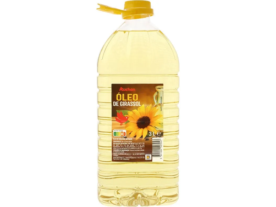 Óleo Auchan de girassol 3 L