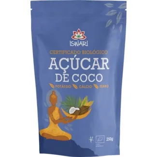 Açúcar de Coco Biológico embalagem 250 g - Iswari