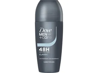Desodorizante roll-on DOVE MEN classic 48h 50 ml