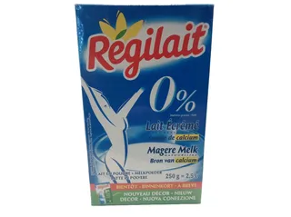 Leite em pó Régilait magro 250 g