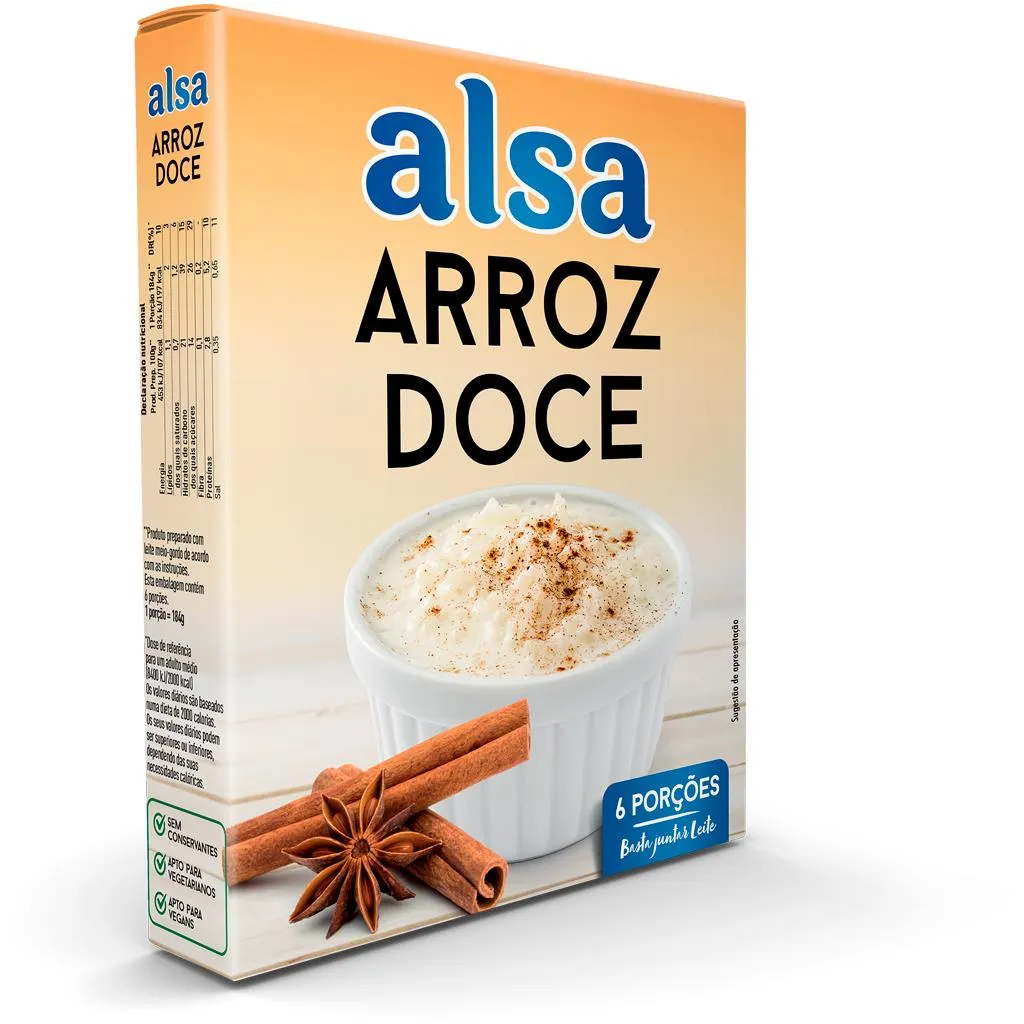 Arroz doce alsa, 125g