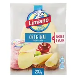 Queijo flamengo, fatias, embalagem de 200g