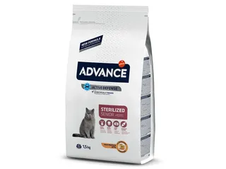 Ração para gato Advance esterilizado +10 anos 1,5 kg