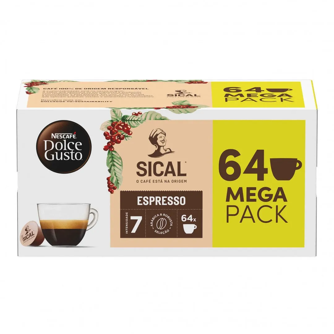 Cápsulas de Café Dolce Gusto Espresso Sical Mega Pack