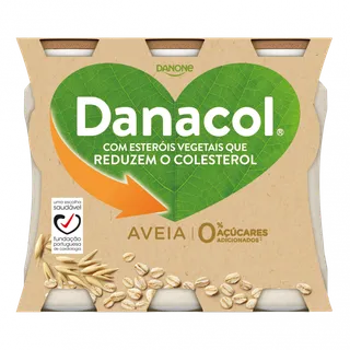 Iogurte Líquido Reduz Colesterol Aveia Pack 6 Danacol Danone