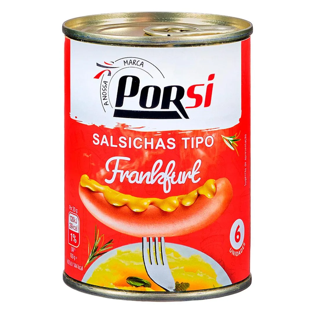 Salsichas Frankfurt Lata 6 Unidades