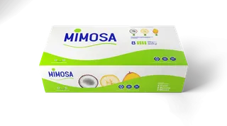 Iogurte Aroma 4 Coco, 2 Banana e 2 Manga Pack 8 Mimosa
