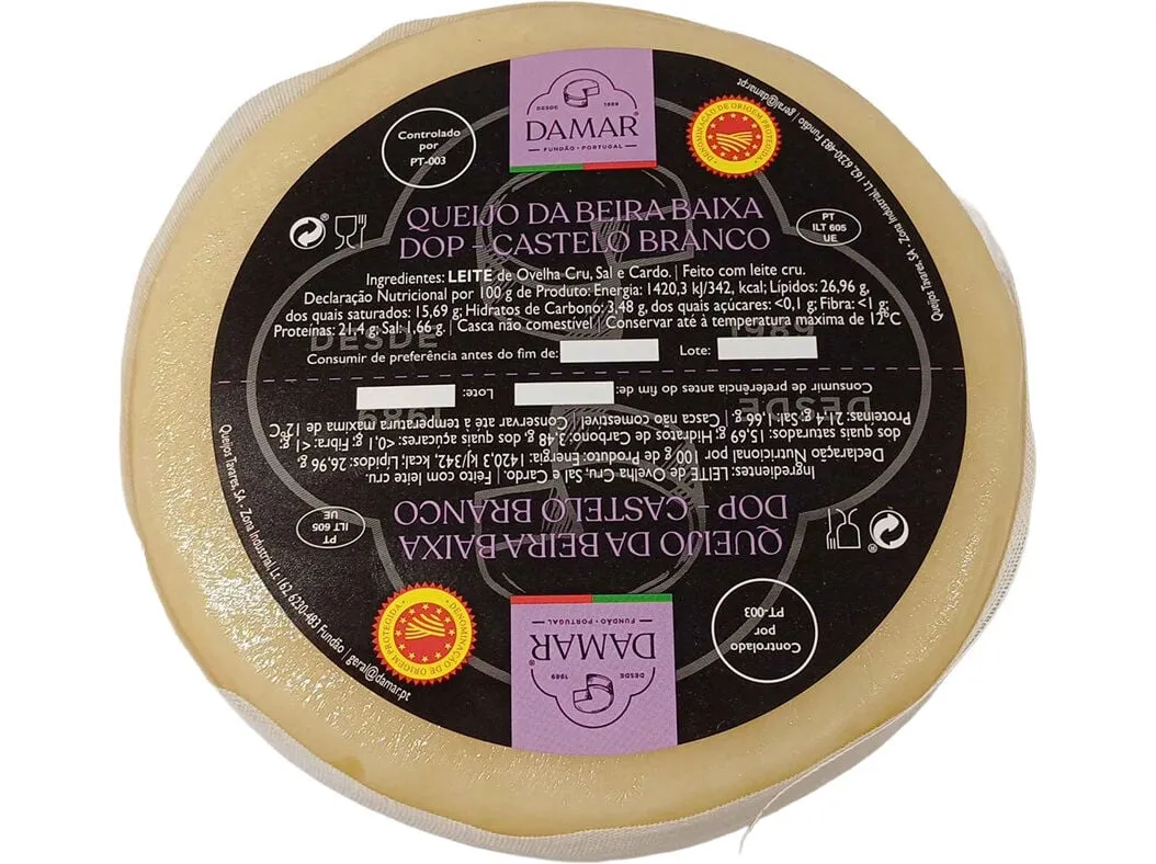 Queijo beira baixa DOP damar castelo branco kg