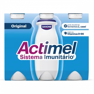 Iogurte Líquido Defesas Natural Pack 6 Actimel Danone