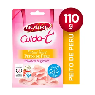Fiambre Peito de Peru Fatias Finas Cuida-t+ Nobre