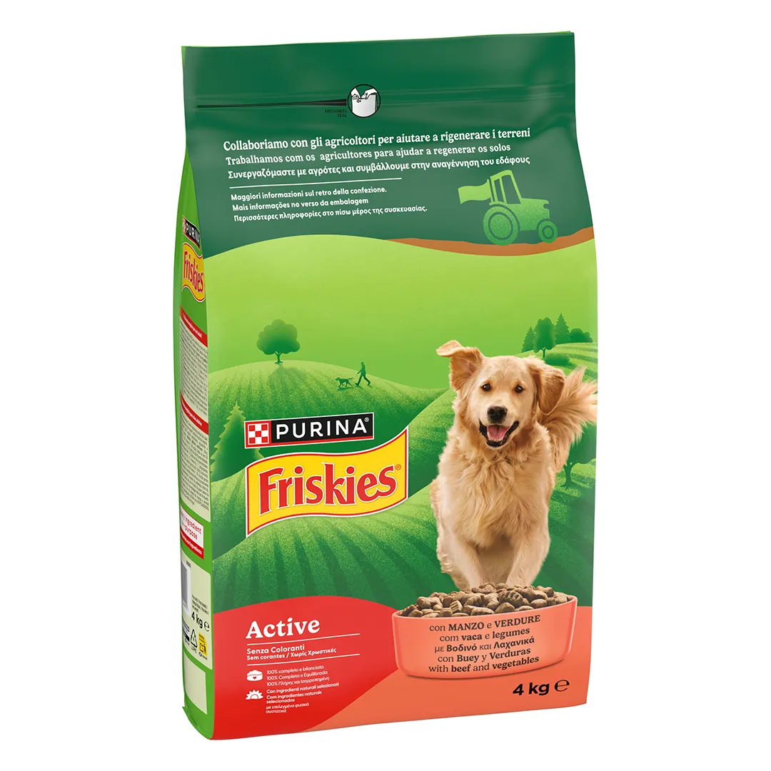 Comida Seca para Cão Active com Vaca