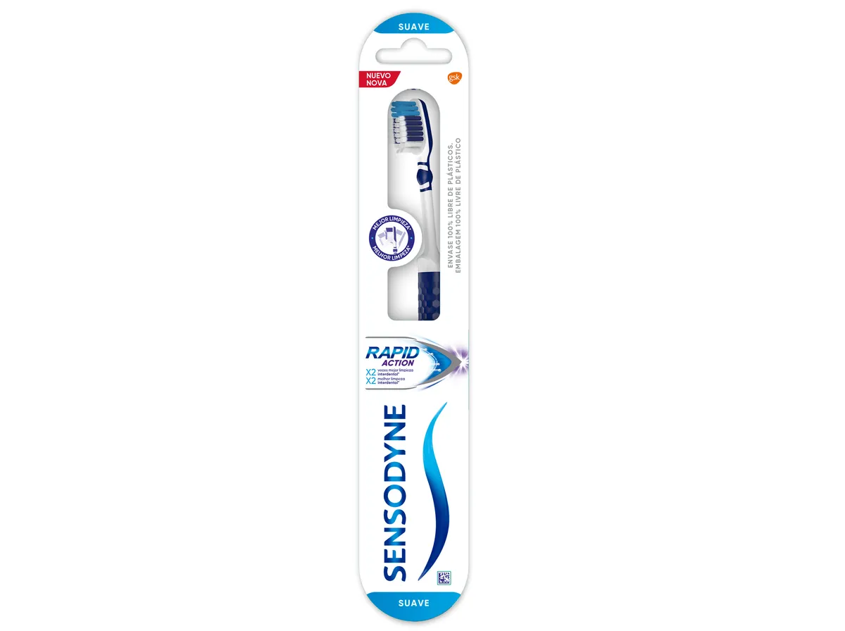 Escova dentes Sensodyne rapid suave un