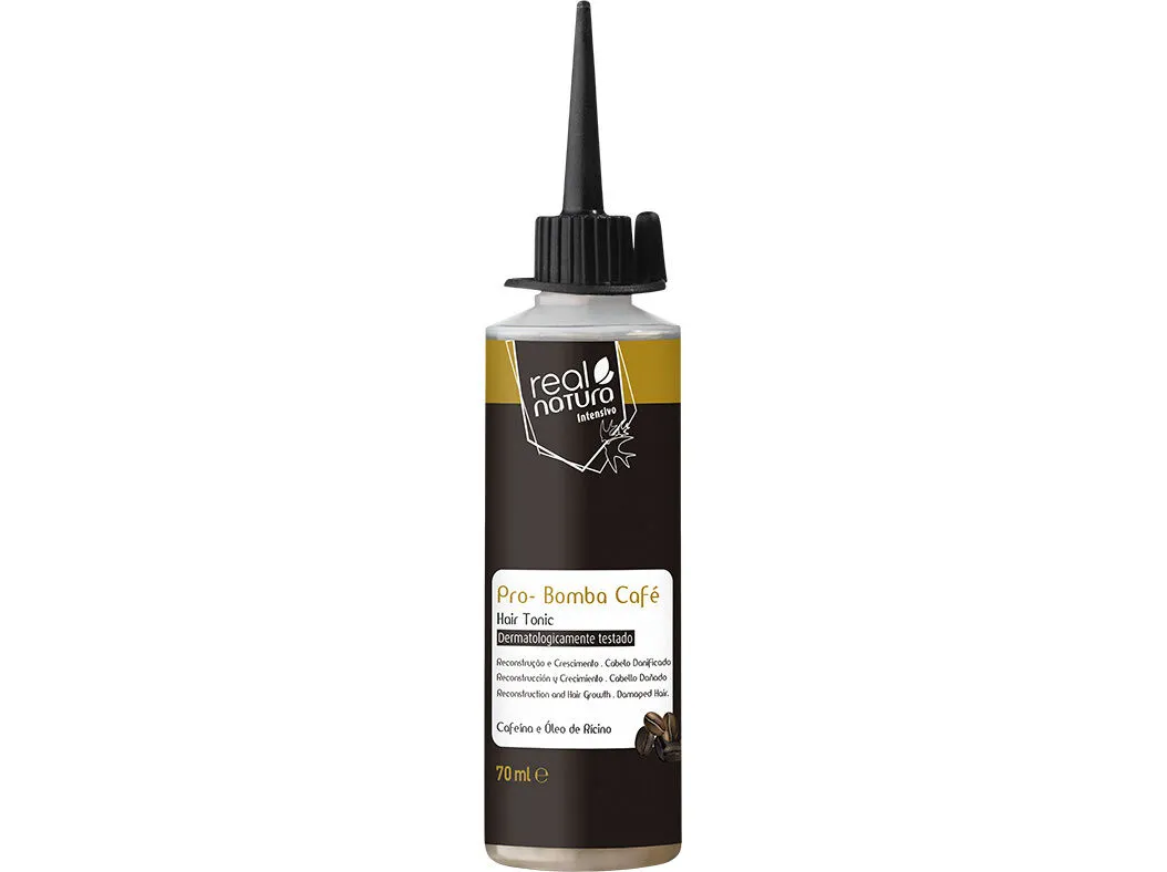Tónico capilar REAL Natura pro-reparação bomba café 70 ml
