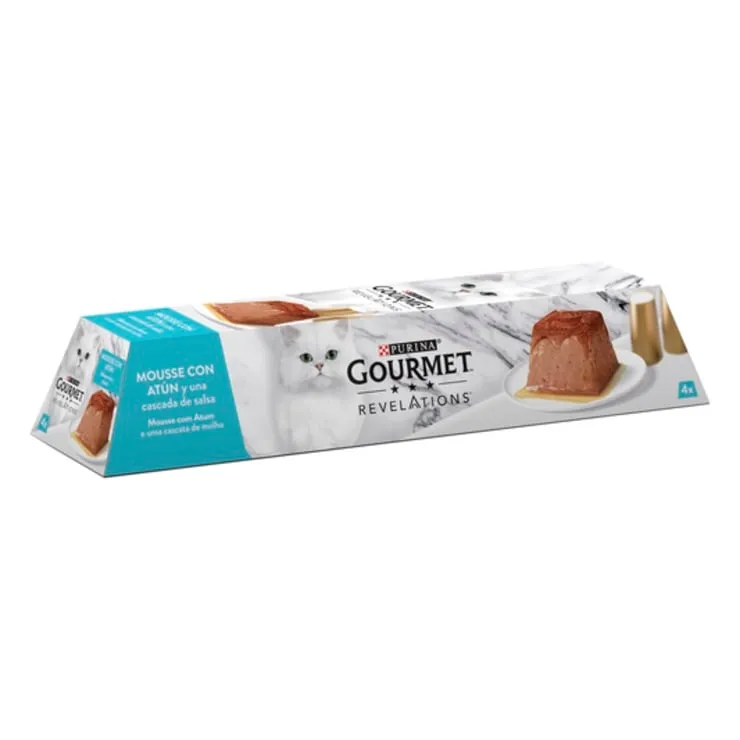 Comida gatos Gourmet Revelations atum 4x57 g