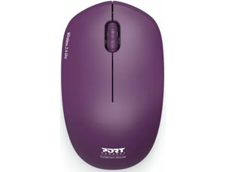 Rato PORT CONNECT Collection Mouse (Wireless - Casual - 1600 dpi - Roxo)