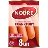 Salsichas Frankfurt 8 unidades lata 200 g - Nobre