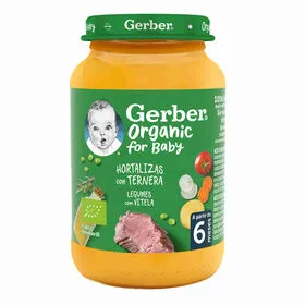 Refeição para Bebé Legumes e Vitela +6M Gerber