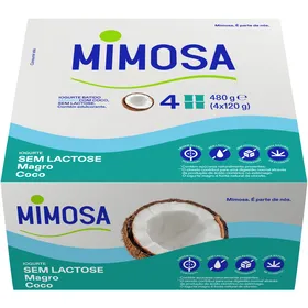Iogurte Magro Coco sem Lactose Mimosa