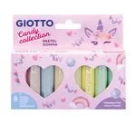 Borracha Giotto Candy Collection Pastel - 8 Unidades