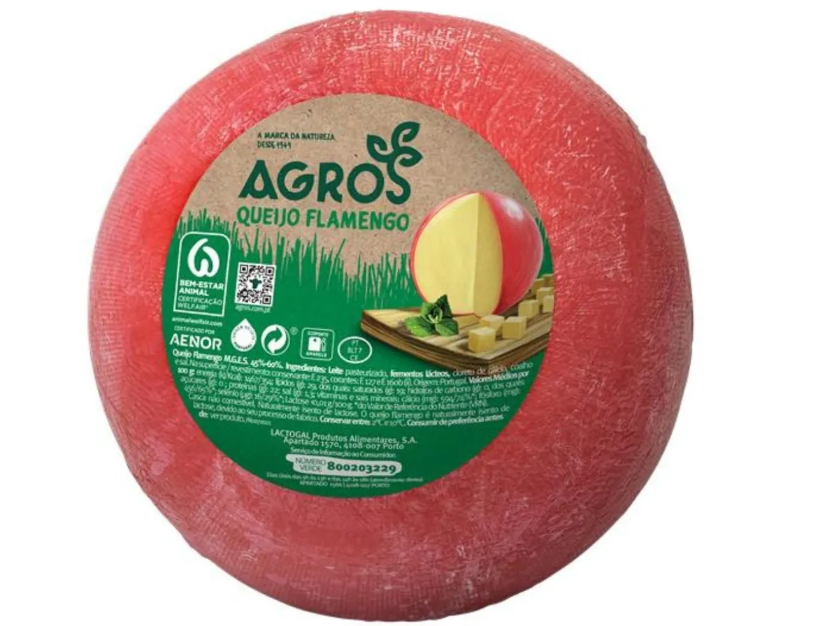 Queijo flamengo Agros bola kg